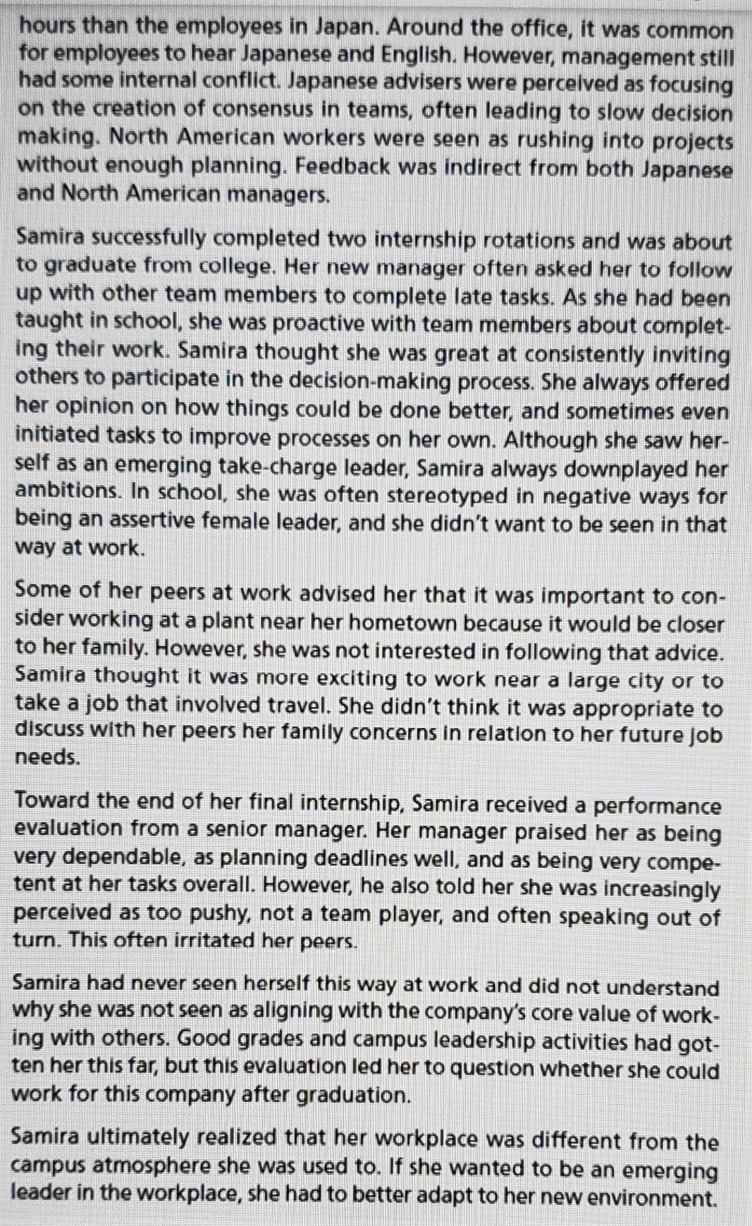 Assignment Description Read the case study: "A