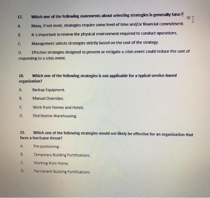 Multiple Choice? This ia all onformation i have
