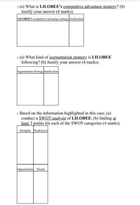 CASE STUDY: Please read the following case study