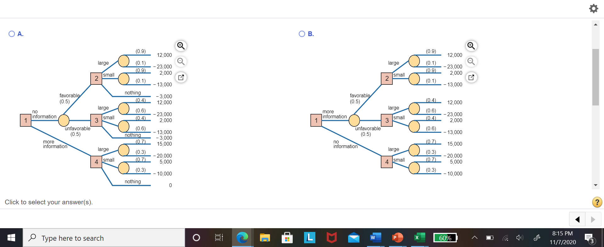 Philip Musa can build either a large video rental