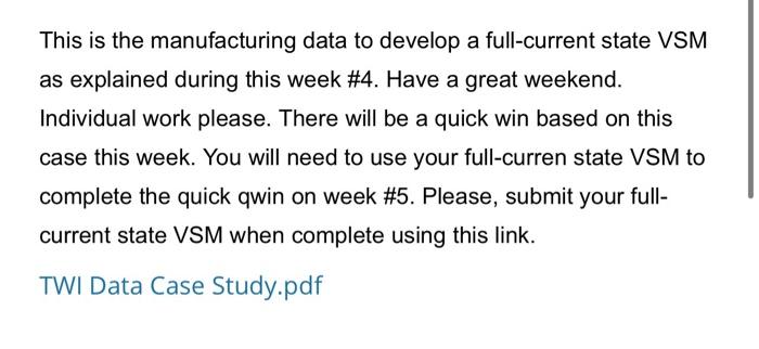 This is the manufacturing data to develop a
