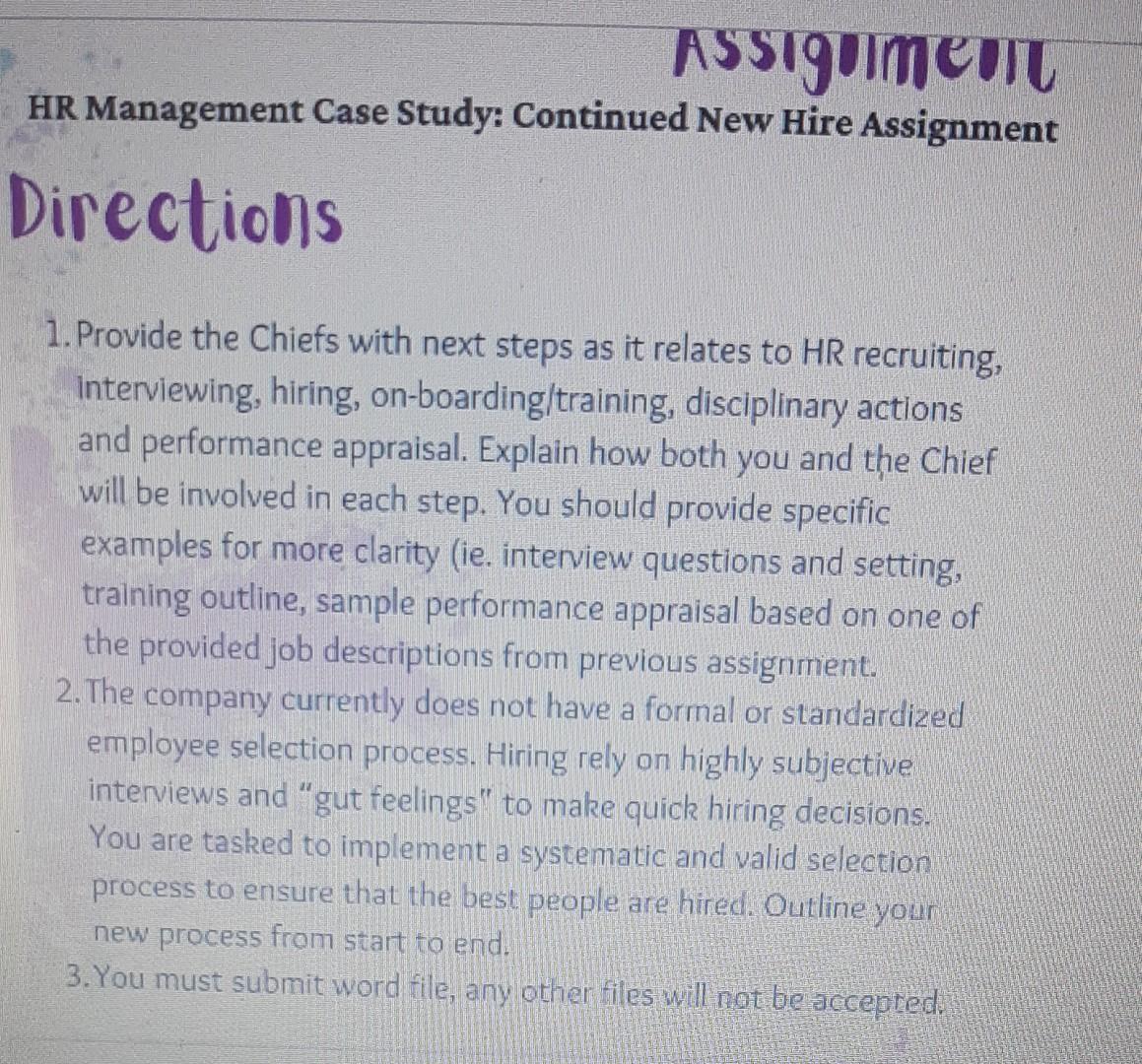 The problem You have been working in your current