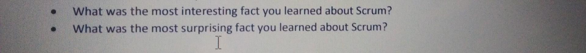 What was the most interesting fact you learned