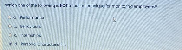 Which one of the following is NOT a tool or