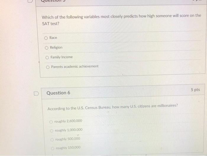 Which of the following variables most closely