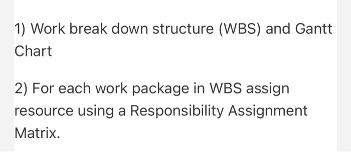 The subject is project managment not operation