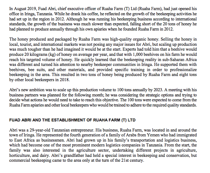 Hello, Any solution for this case study " Ruaha