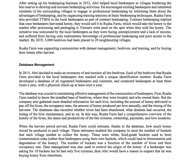 Hello, Any solution for this case study " Ruaha