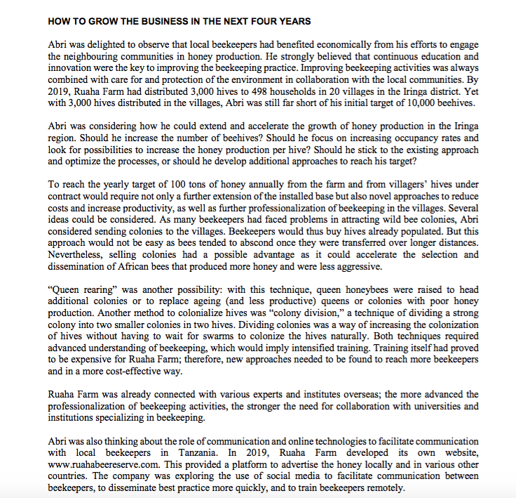 Hello, Any solution for this case study " Ruaha