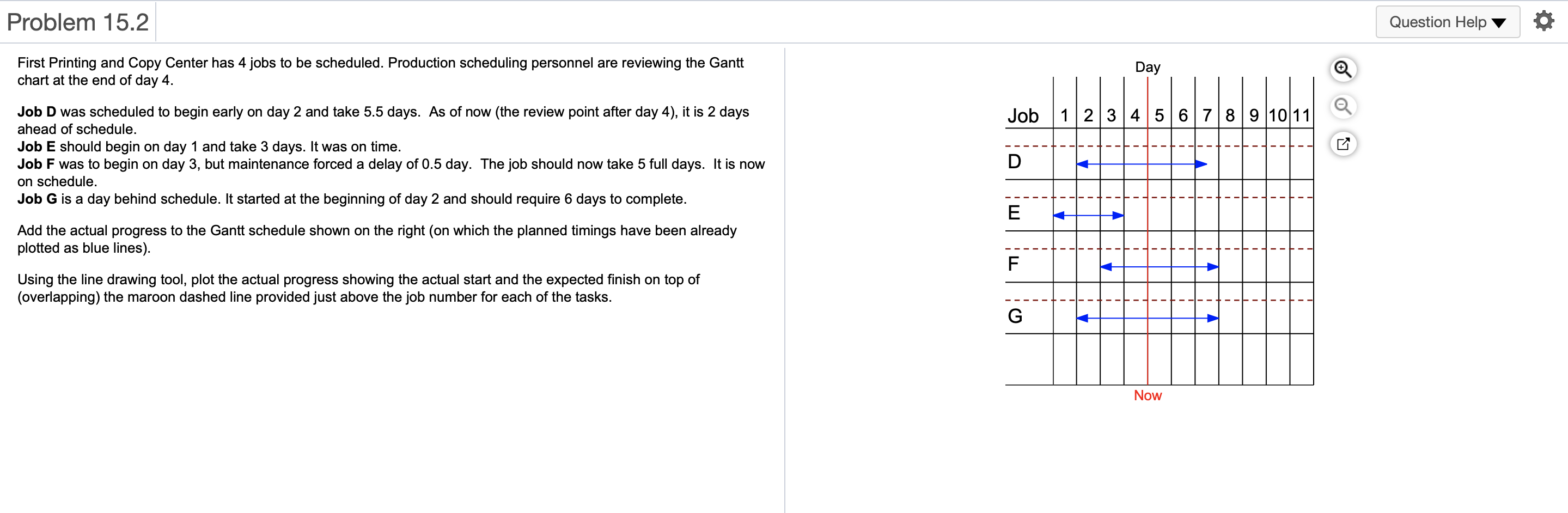 Problem 15.2 Question Help First Printing and