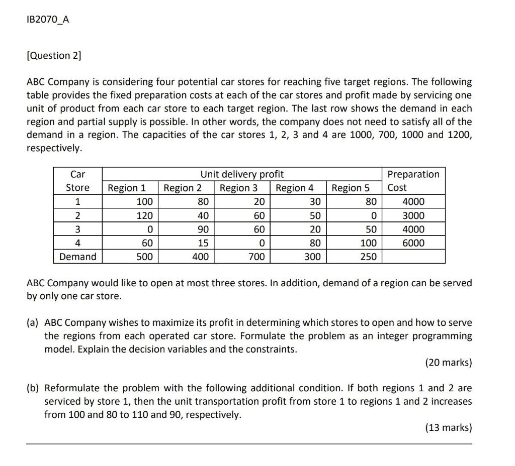 Please post full and detailed solutions. This is