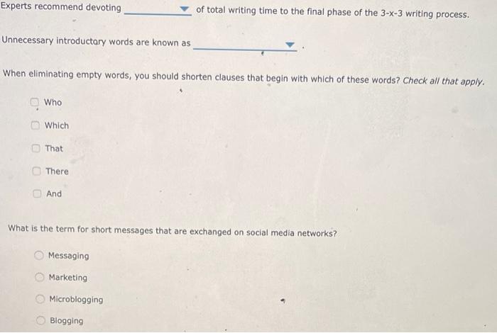 When eliminating empty words, you should shorten