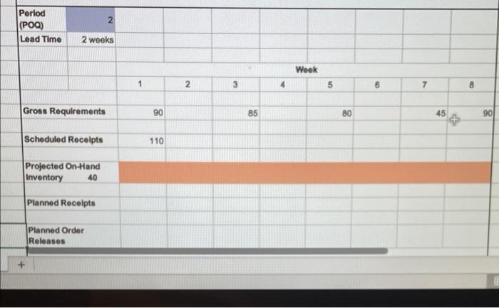 Please help complete Inventory Record shown below