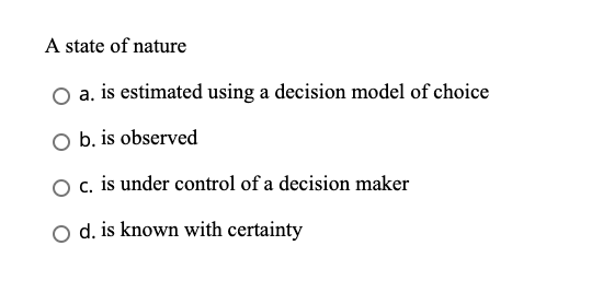 The maximin approach to decision-making a.
