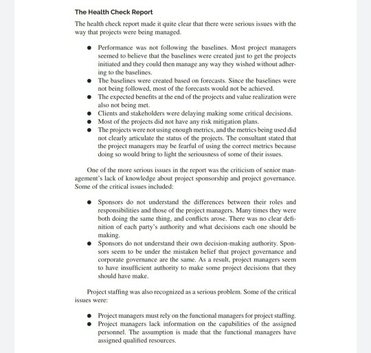 solution should be hand written The Project Audit