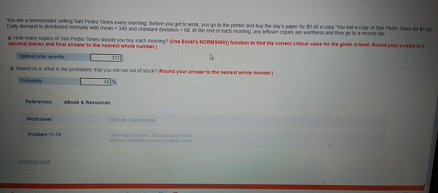 the first answer I got correct. The second one I