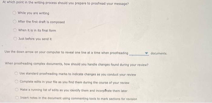 While you are writing After the first draft is