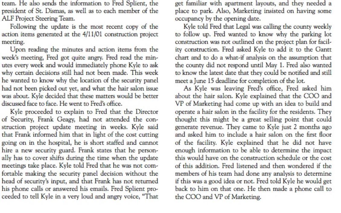 What do you think the construction project