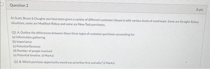 please solve this soo Q1. A. What is "Customer