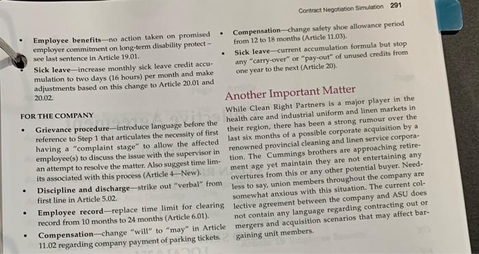 Information: Question: Appendix C Contract