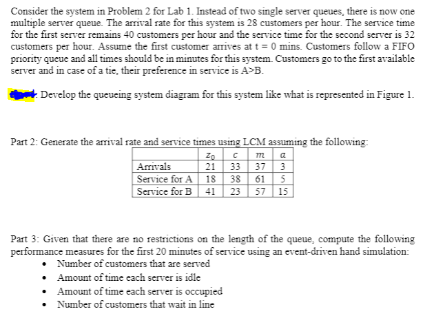 ONLY QUESTION/PART 3 Consider the system in