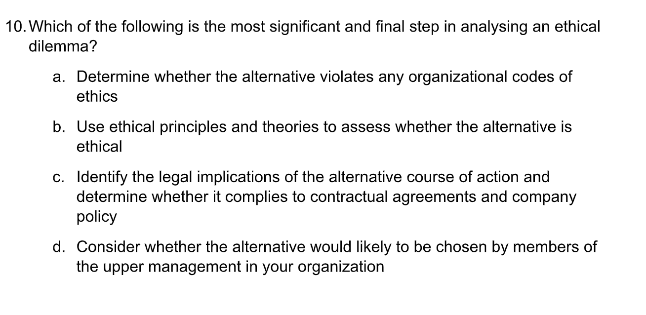 I need the answer in ABCD only, no need for