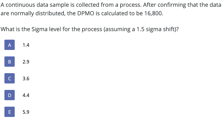 A continuous data sample is collected from a