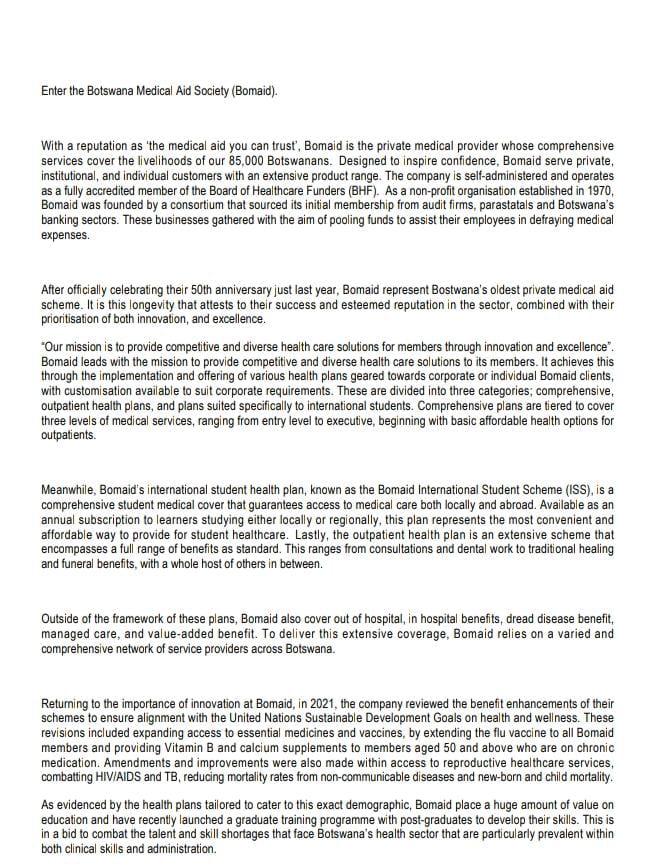 Read the article below and answer ALL the