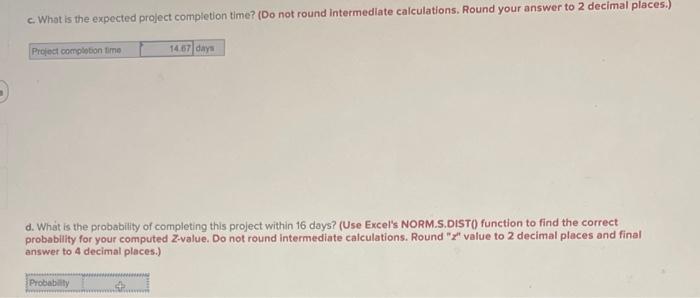 The following represents a project that should be