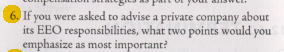 150 words please 6. If you were asked to advise a