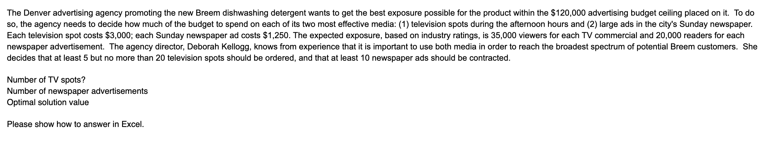 So, The Denver advertising agency promoting the