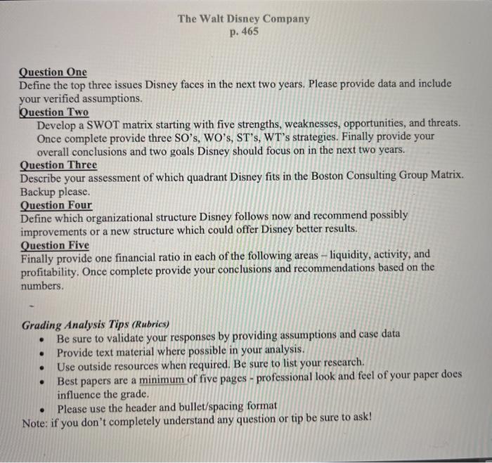 Strategic management please help! bellow is the