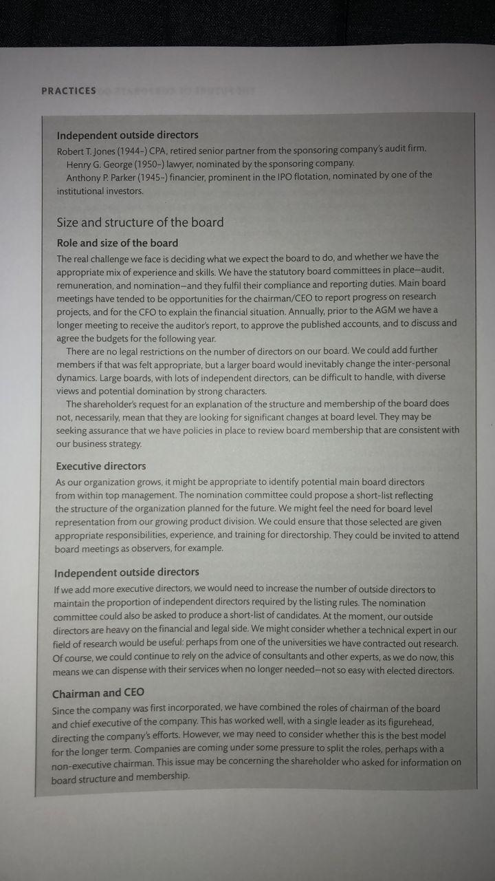 Please help me to understand and answer on