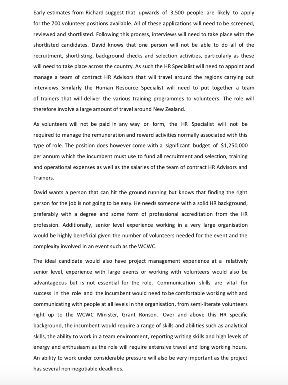 Module 2: Recruitment Outline : This section of