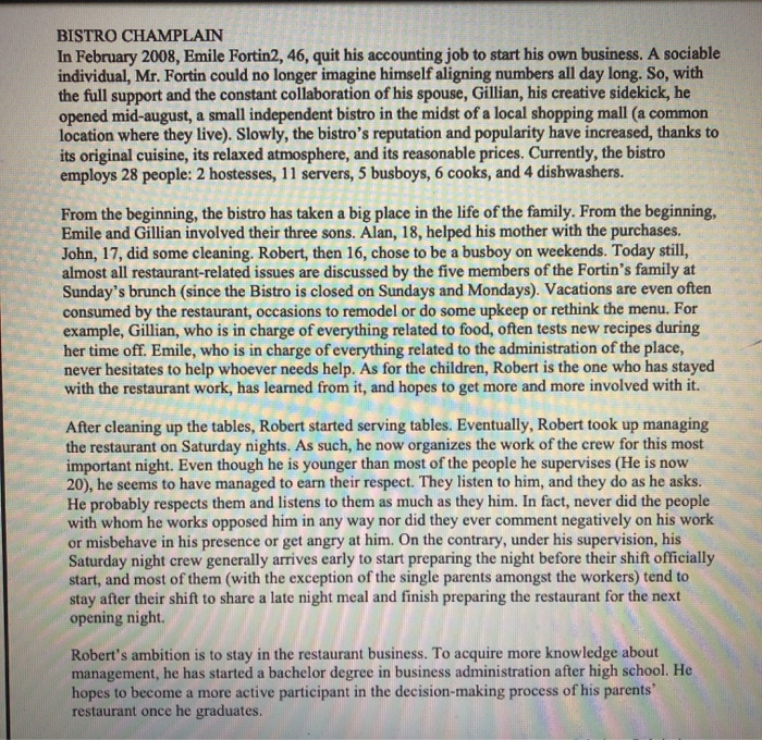 In this assignment, students should read the