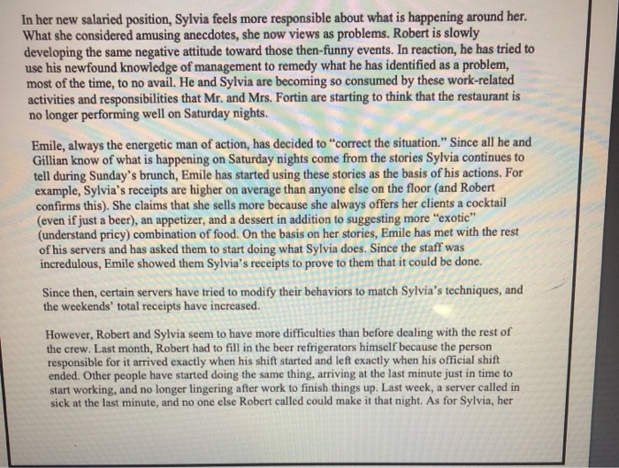 In this assignment, students should read the