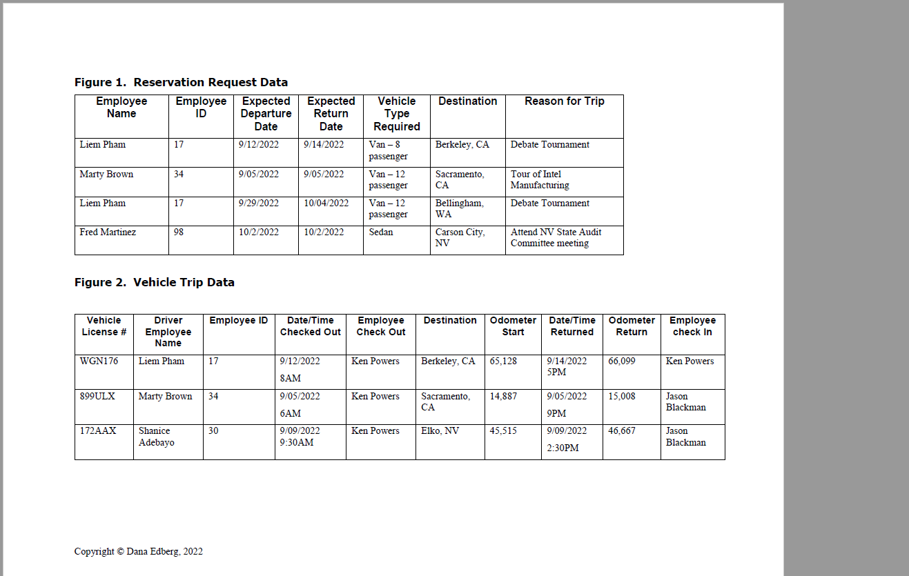 Create a logical ERD for each of the problems on