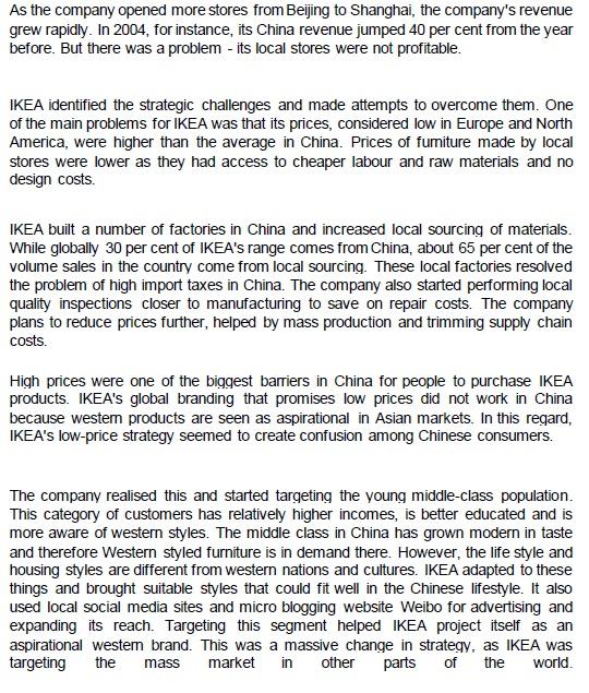 Introduction to International Business. Question