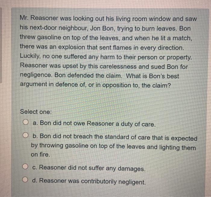 Identify the INCORRECT statement. Select one: a.