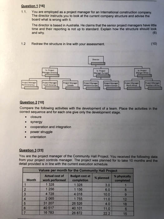 question 1 and 2 please Question 1 [16] 1.1. You