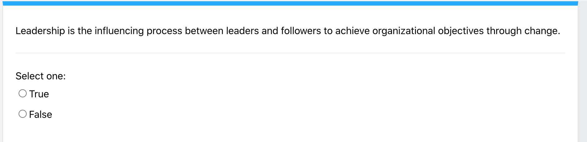 Leadership is the influencing process between