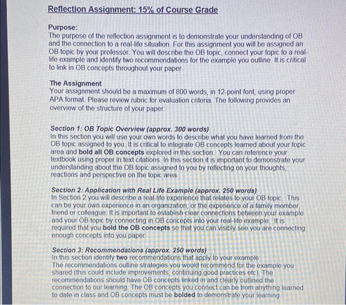 Topic: Stages of Team Development Reflection