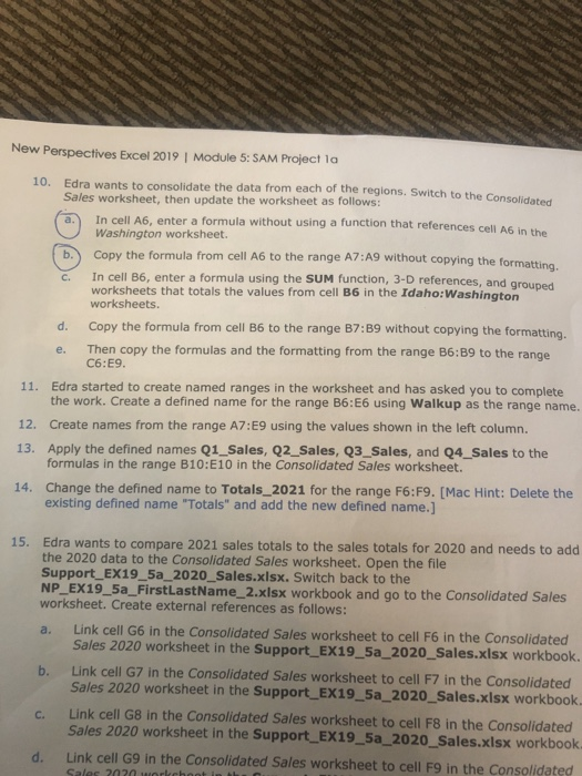 how to to do 10a & 10b? a. b. c. New Perspectives