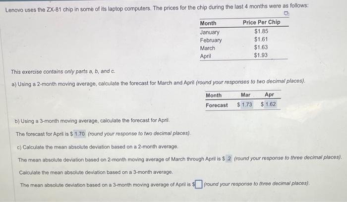 A) B) Based on the mean absolute deviation, the