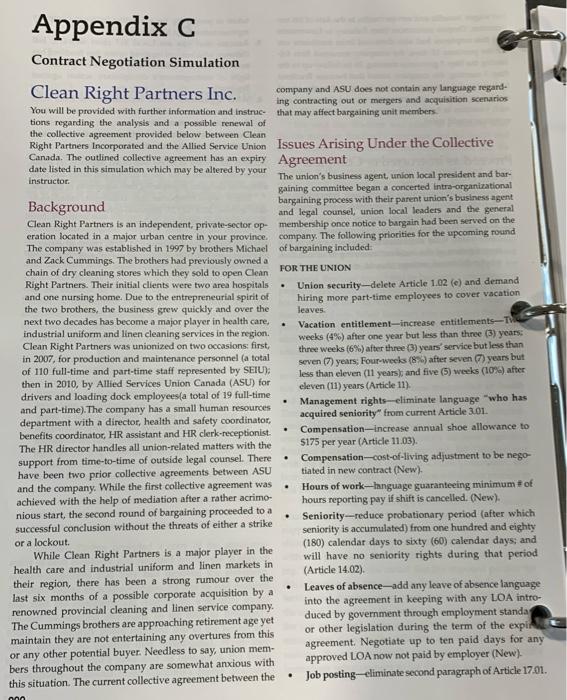 Information: Question: instructor . . Appendix C