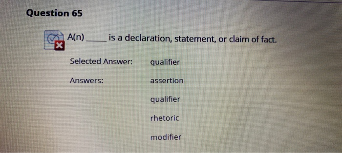 Question 60 O Which of the following about