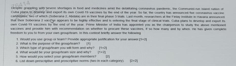 76414 Despite grappling with severe shortages in