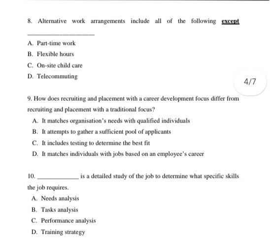 6. Which job evaluation method is a quantitative
