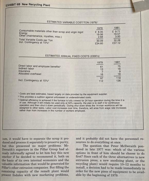 Discuss the following operations categories for