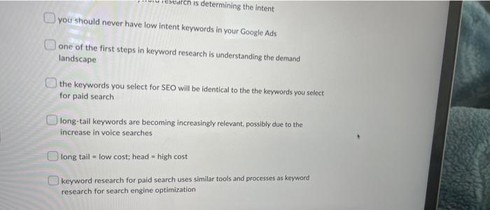 k 4 3 9 12 15 Which of the following are TRUE of